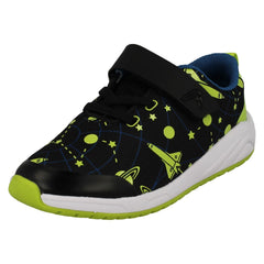 Boys Clarks Space Detailed Lightweight Trainers Aeon Cosmo