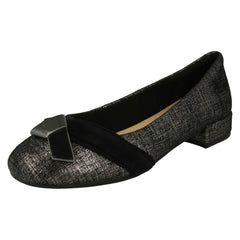 Ladies Clarks Stylish Cross Detailed Shoes Rosabella Moon