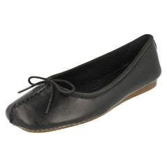 Ladies Clarks Comfort Everyday Flats Freckle Ice
