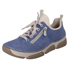 Ladies Sneakers By Rieker Lace Up Shoes 45973