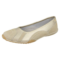 Ladies Down To Earth Flat Ballerina Shoes