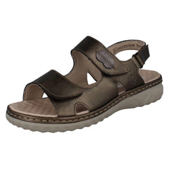 Ladies Rieker Adjustable Back Sandals 60462