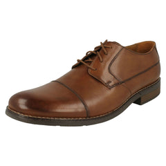 Mens Clarks Formal Lace Up Shoes Becken Cap