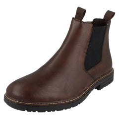 Mens Rieker Smart Zip Up Chelsea Boots 33180