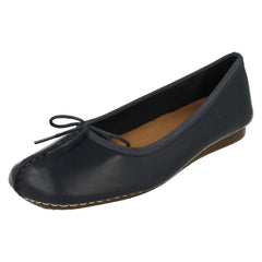 Ladies Clarks Comfort Everyday Flats Freckle Ice
