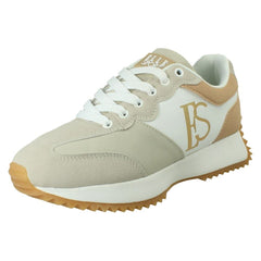 Ladies Elle Sport Slight Wedge Lace Up Trainers F7327