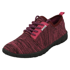 Ladies Reflex Flat Lace Up Pumps