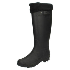 Ladies Spot On Removable Fleece Lined Wellington Boots X1170