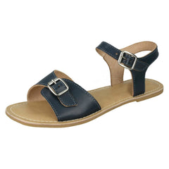 Ladies Leather Collection Ankle Strap Sandals