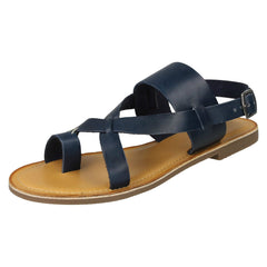 Ladies Leather Collection Toe Loop Sandals F00127