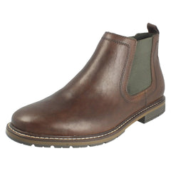 Mens Rieker Smart Casual Zip Up Ankle Boots 13757