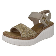 Ladies Rieker Wedge Sandals 69176
