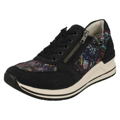 Ladies Remonte Wedge Heeled Trainers D3203