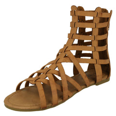 Ladies Savannah Cut Out Detail Sandals