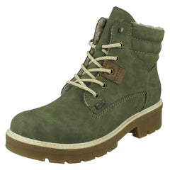 Ladies Rieker-Tex Faux Fur Lined Ankle Boots Y8120