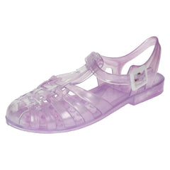 Ladies Spot On Closed Toe Jelly Shoes
