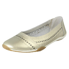 Ladies Down To Earth Slip On Casual Leather Shoes F80575