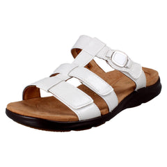Ladies Clarks Triple Strap Summer Sandals Kitly Pearl