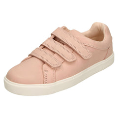 Childrens Unisex Clarks Hook & Loop Trainers City Oasis Lo K