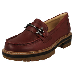 Ladies Clarks Chunky Sole Loafer Inspired Shoes Orianna Bit