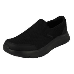 Mens Skechers Machine Washable Casual Slip On Trainer Go Walk Flex Request