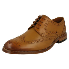 Mens Clarks Formal Brogue Detailed Shoes James Wing