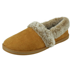 Ladies Skechers Cali With Memory Foam Vegan Full Slippers Team Toasty 32777
