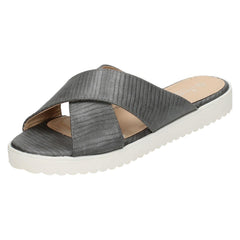 Ladies Savannah X Strap Mules