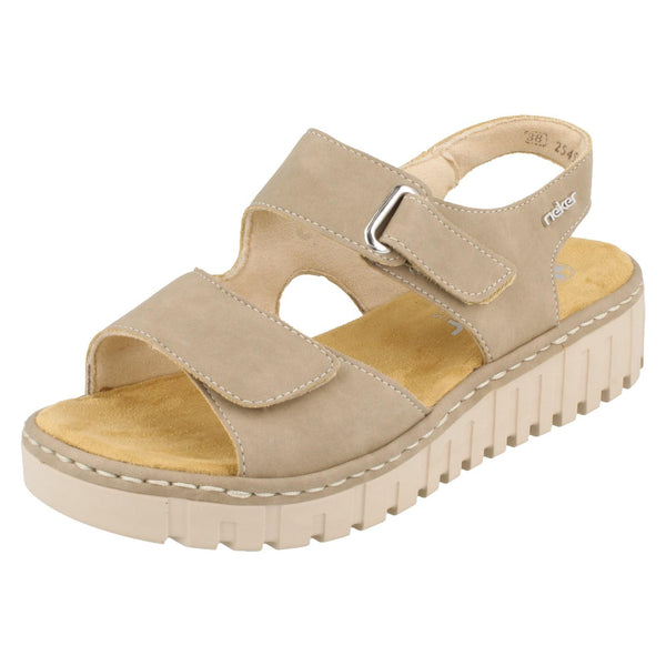 Ladies Rieker Casual Adjustable Sandals V1382