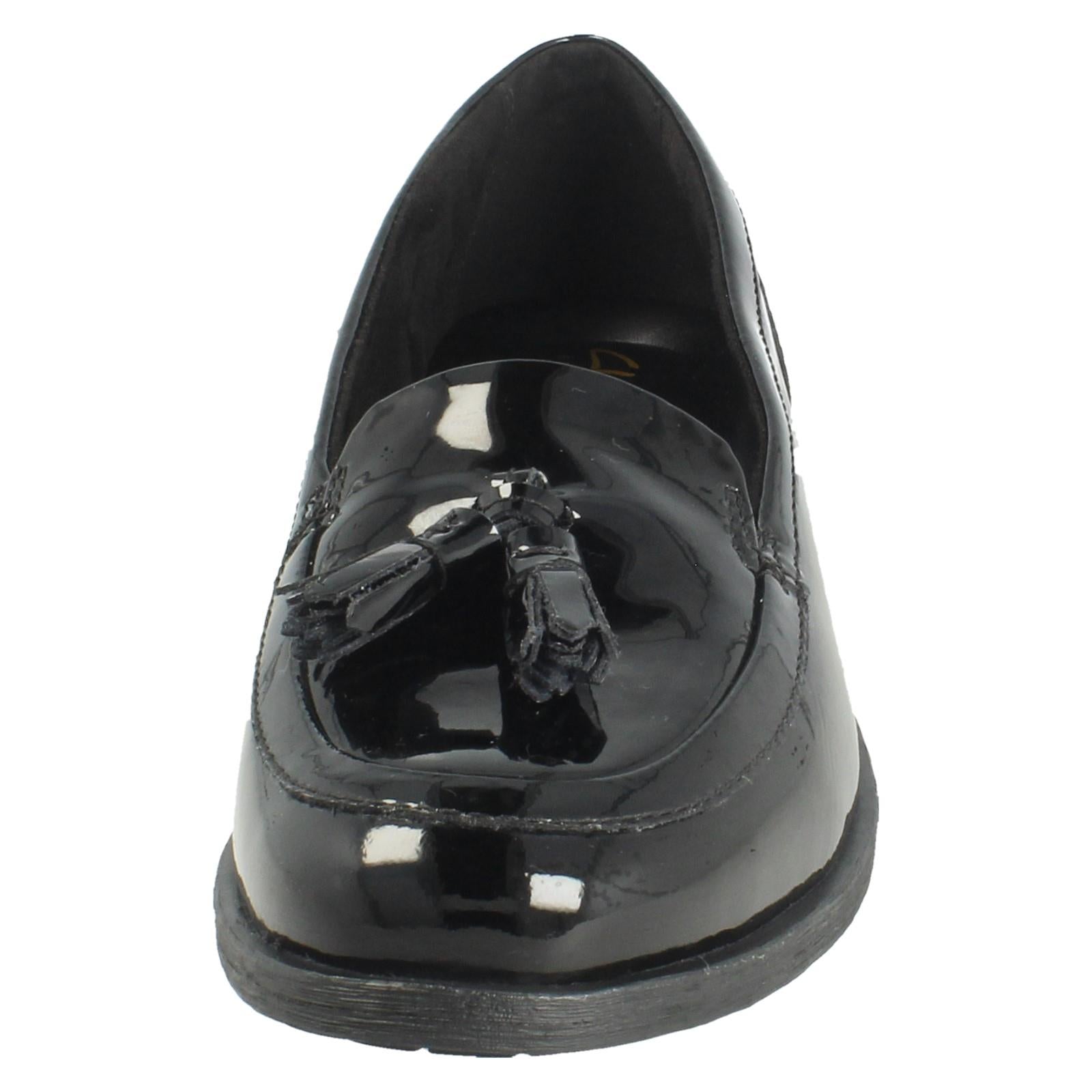 Clarks Havisham Edge – Chaussures Femme Cuir Noir – Talon 35 Mm – Confort Quotidien