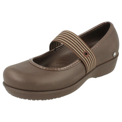 Ladies Crocs Wedged Ballerina Shoes Lexi