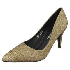 Ladies Anne Michelle Mid Heel Court Shoes