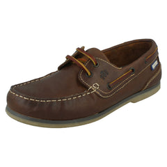 Ladies Catesby Casual Leather Deck Shoes Pippae