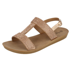 Ladies Savannah Casual T-Bar Sandals