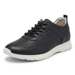 Ladies Spot On Low Lace Up Trainer F7224