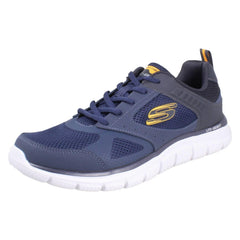 Mens Skechers Shock Absorbing Lace Up Trainers Syntac 232398