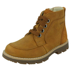 Boys Clarks Casual Ankle Boots Heath Lace