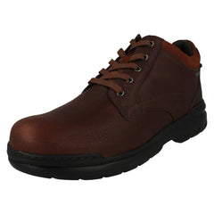 Mens Clarks Gore-Tex Casual Lace Up Ankle Boots Rockie Mid GTX