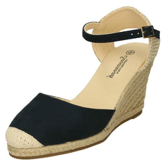 Ladies Savannah High Wedge Espadrilles