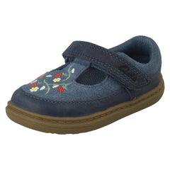 Infant Girls Clarks Casual First Shoes Flash Grow T