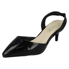 Ladies Spot On Pointed Kitten Heel