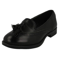 Girls Spot On Brogue Detail School Shoes