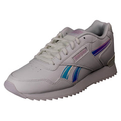 Unisex Reebok Lace Up Casual Trainers Glide Ripple Clip