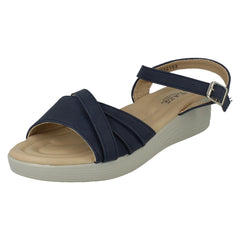 Ladies Eaze Buckle Fastening Summer Sandals F12103