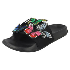 Ladies Spot On Butterfly Mules