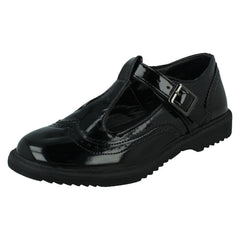 Girls Spot On Brogue School Shoes H2664