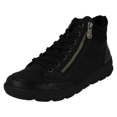 Ladies Rieker Dual Fastening Ankle Boots Z0040