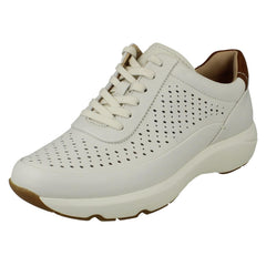 Ladies Clarks Punched Hole Detailed Summer Shoes Tivoli Grace