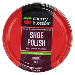 Cherry Blossom Shoe Polish With Carnauba Wax
