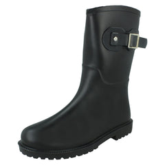 Ladies Spot On Mid Calf Wellingtons X1270